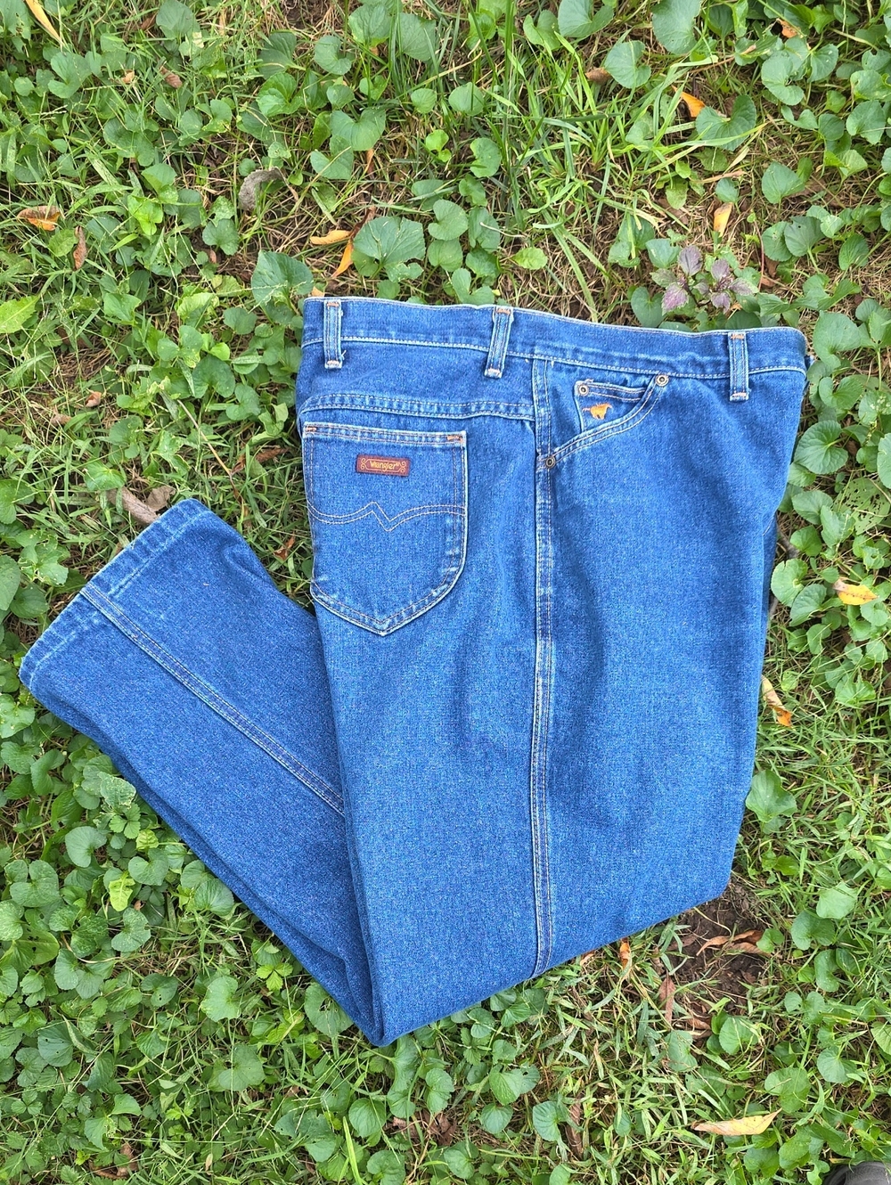 Vintage 70's 80's Western Wrangler No Fault High Waisted Rise Denim Jeans